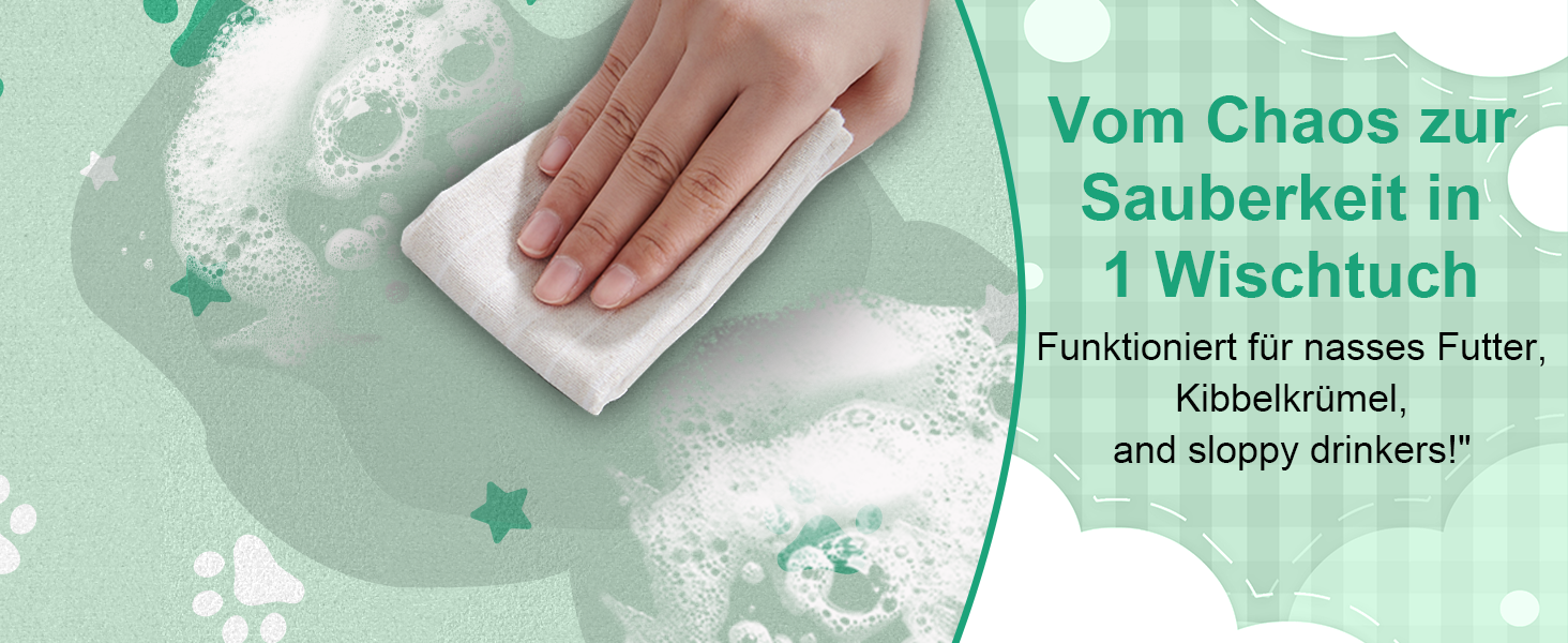 Килимок під миску для собак Bleswin, 30x50 см, водопоглинаючий, антиковзкий, коричневий