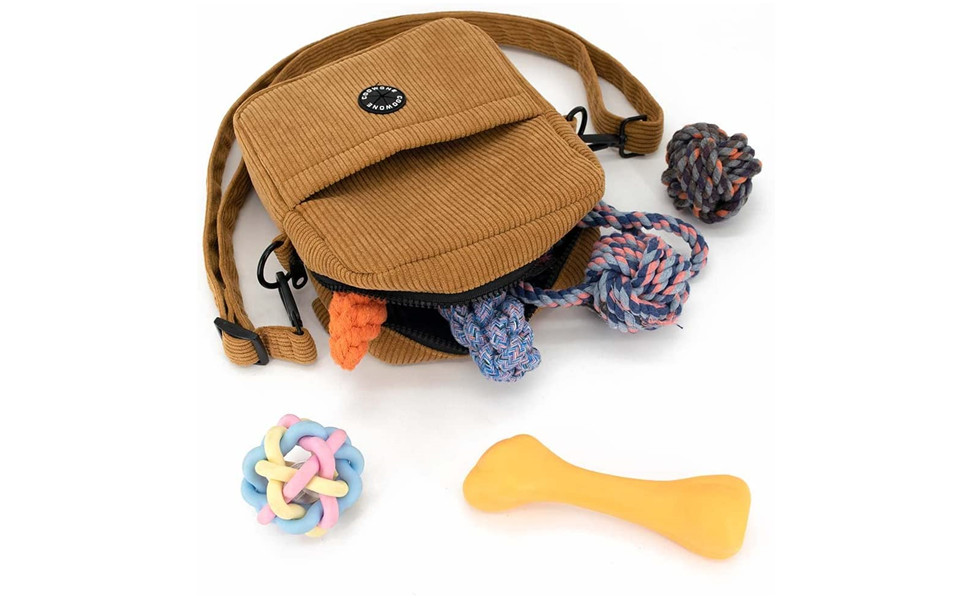 Сумка для ласощів для собак COOWONE: прогулянка, тренування, з дозатором для відходів (блакитна)