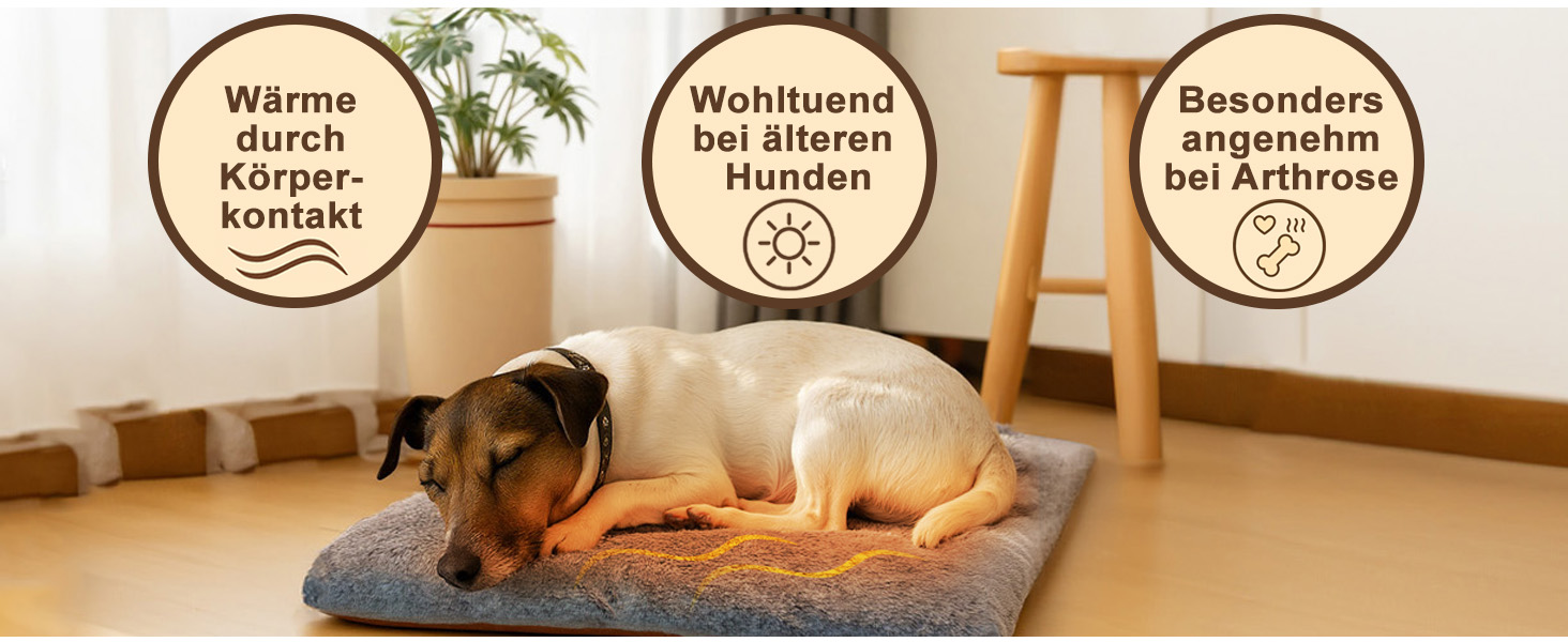 Тепла та м'яка підстилка для собак середніх та маленьких порід - коричнева, антиковзаюча, легко миється, для захисту дивану та авто