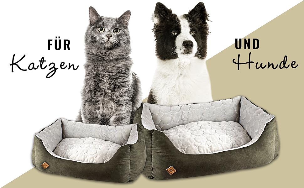 Ляжка для собак Ne&no® 2 в 1: охолоджуючий та зігріваючий матеріал, середні породи, 80x60 см, коричнева