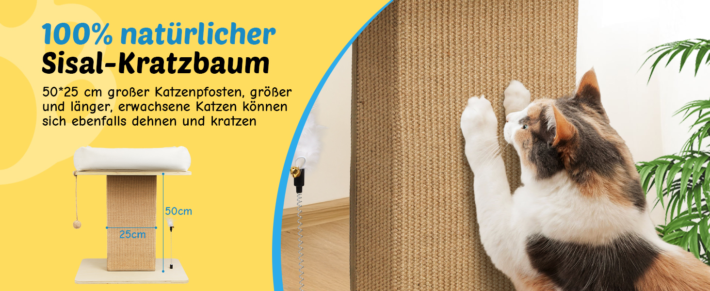 BSWAY Крісло-лежанка для котів з дерева, сонячно-жовтого кольору, 53x40 см. Знімний чохол матраца, витримує до 15 кг. Клітка-будка для котів