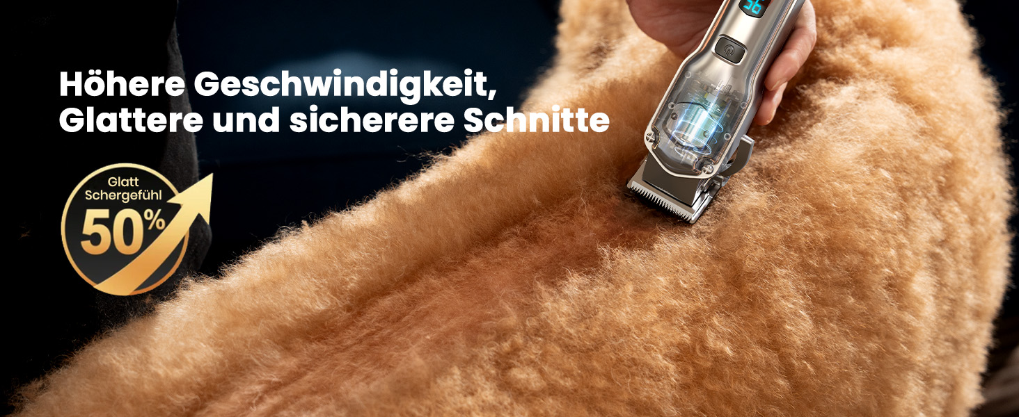 Машинка для стрижки собак Oneisall 4-в-1: стрижка, триммінг, шліфування кігтів. Підходить для собак та котів, тиха, професійна, 4 години роботи від акумулятора