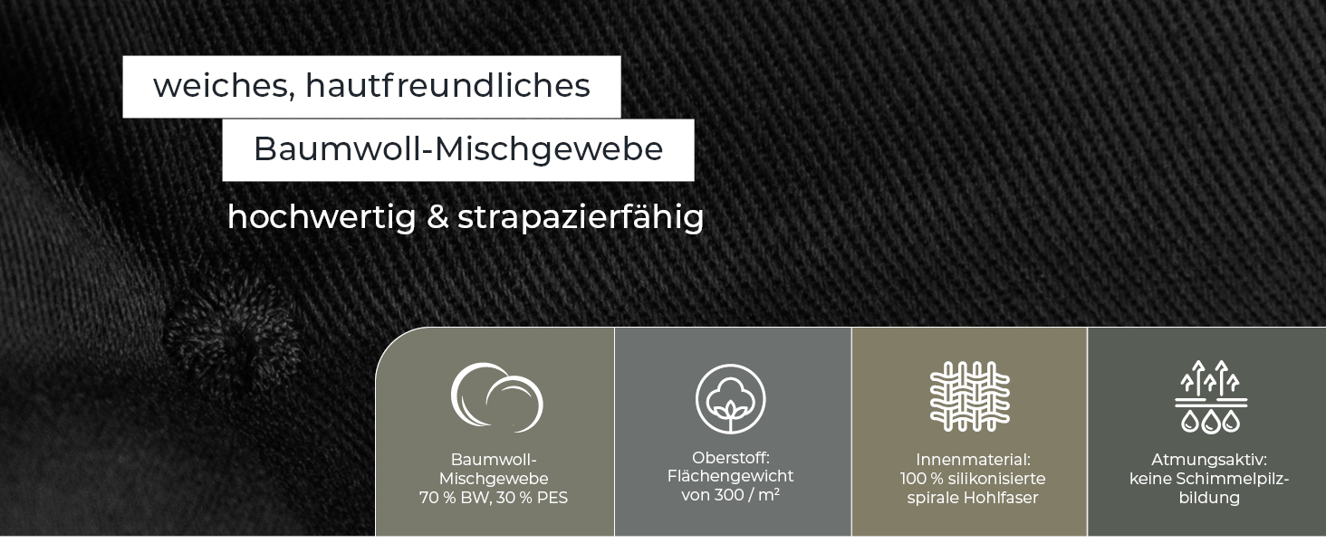 Ортопедичне ліжко для собак Doctor Bark - миється до 95°C, гігієнічне, без запаху, з м'якою підстилкою, для середніх собак (XL, 100x90 см, чорне)