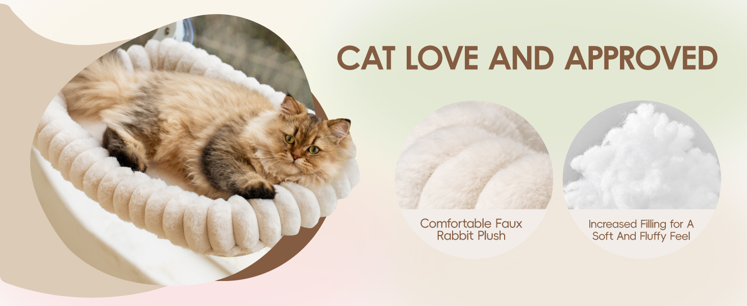 Лежанка для котів на вікно EDAGNY: гамак з м'яким знімним чохлом, сталевий каркас, до 18 кг (зелений, M)