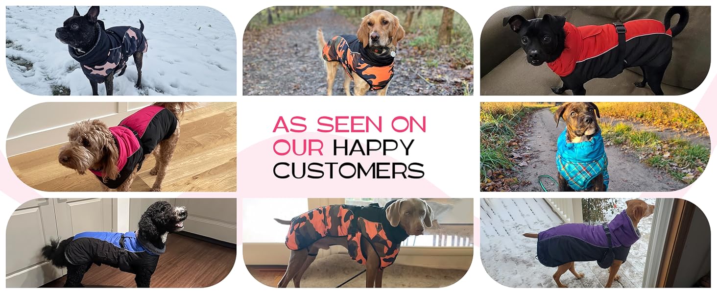 Водонепроникний зимовий теплий одяг для собак - куртка для маленьких, середніх та великих собак. Теплий одяг для собак з безпечними світловідбиваючими смугами для Лабрадорів, Чихуахуа, Французьких бульдогів. Зелений камуфляж