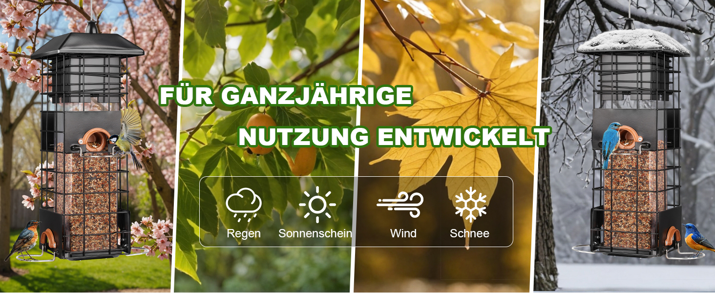Підгодовувач для птахів на гачок, металевий годівник для диких птахів, годівниця для птахів у сад/на балкон