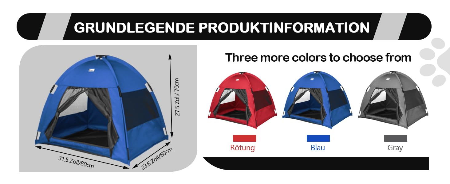 Зручне лежанка-будинок для собак та котів Babyezz, блакитна, L