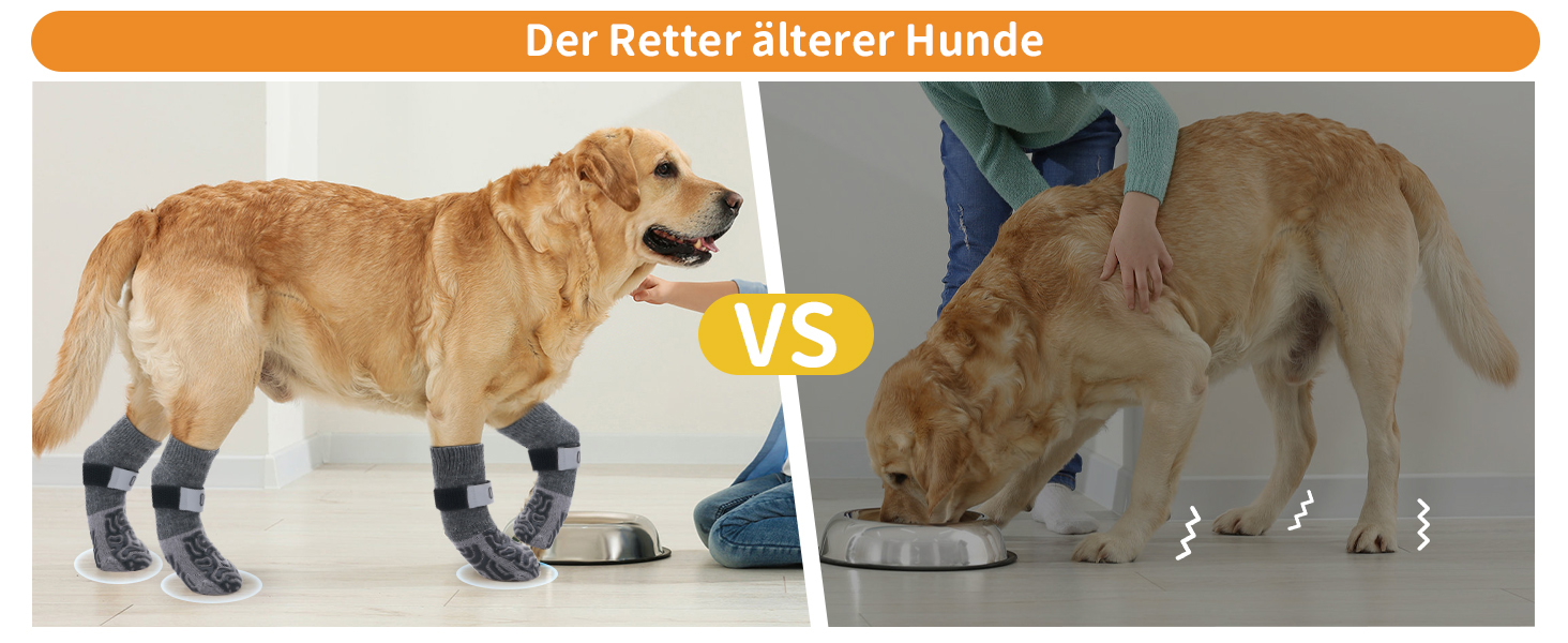 Шкарпетки для собак з неслизькою підошвою та регульованим кріпленням (Сірий, L)