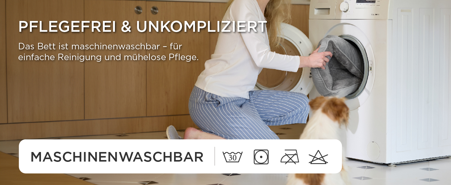 Ліжко для кота BEDSURE, 51x41 см, сіре. Зручне ліжечко для кота та маленьких собак з неслизьким дном та м'яким бортиком. Підходить для дому.