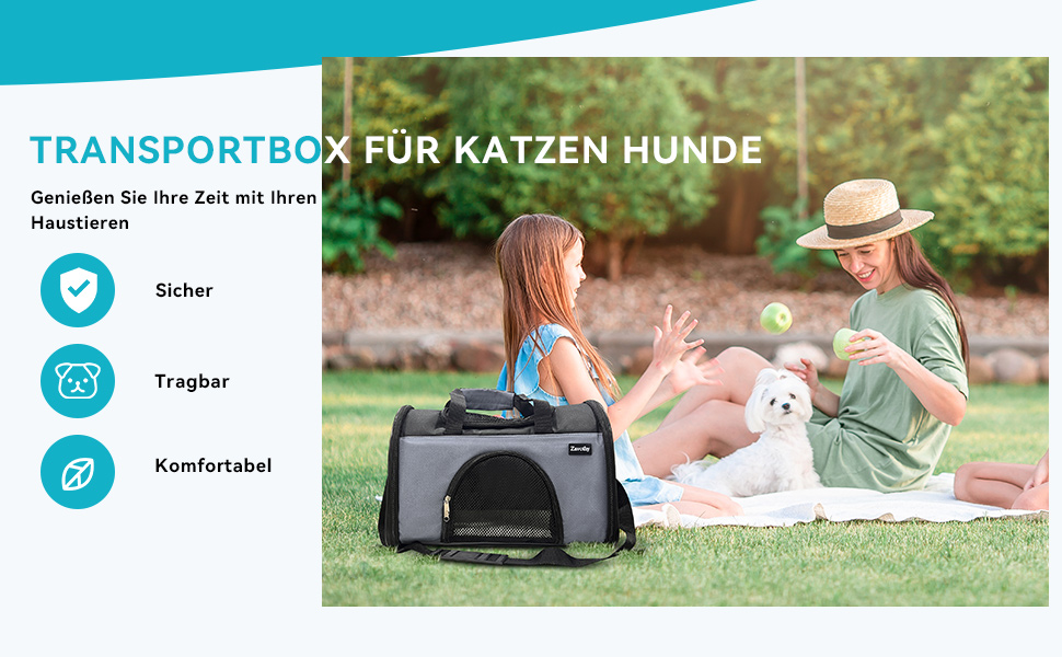 Транспортна сумка для котів та собак, дихаюча та складна, переноска для котів з регульованим плечовим ременем, знімна плюшева підстилка (Сірий, S)