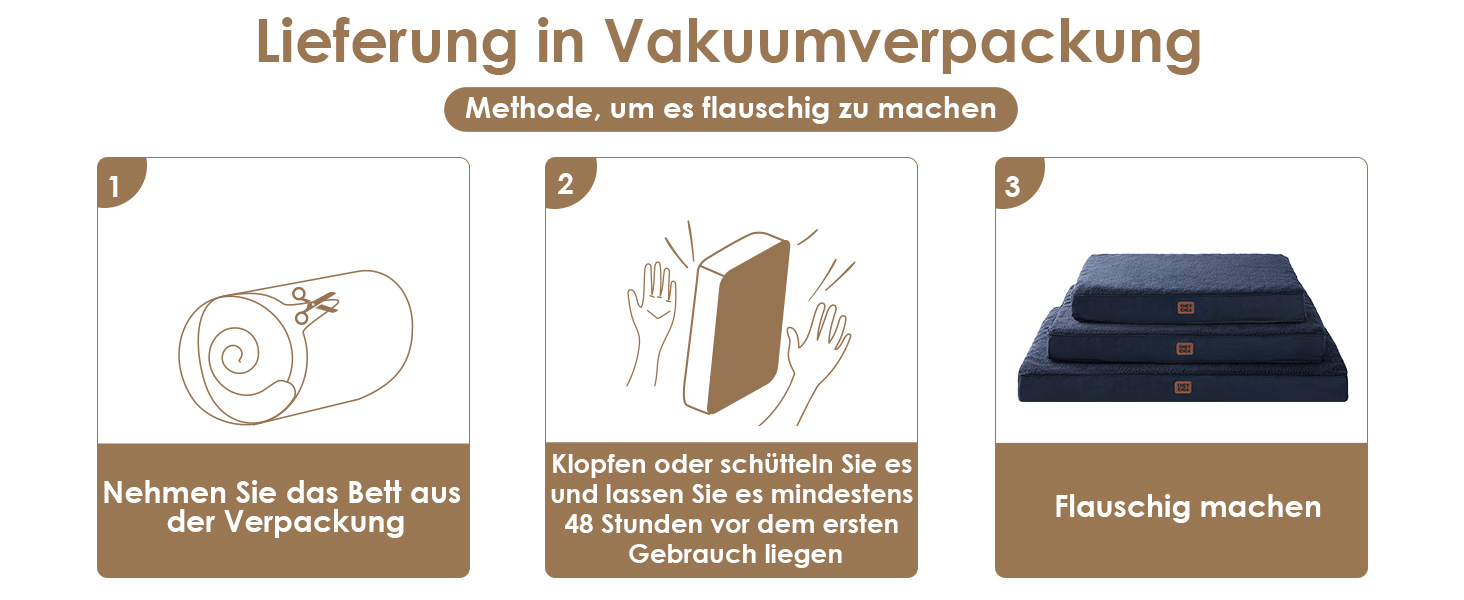 Ортопедичне ліжко для собак середніх порід EHEYCIGA, 89x58x9 см, м'яке, знімний чохол, блакитне