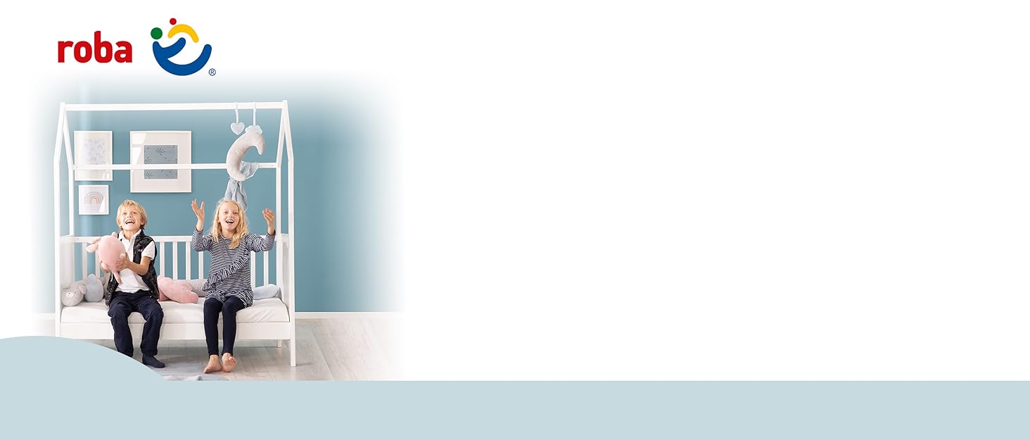 Подушка для шиї Roba у формі місяця - декоративна подушка для дитячої кімнати - м'яка подушка для дівчаток та хлопчиків - сірий колір