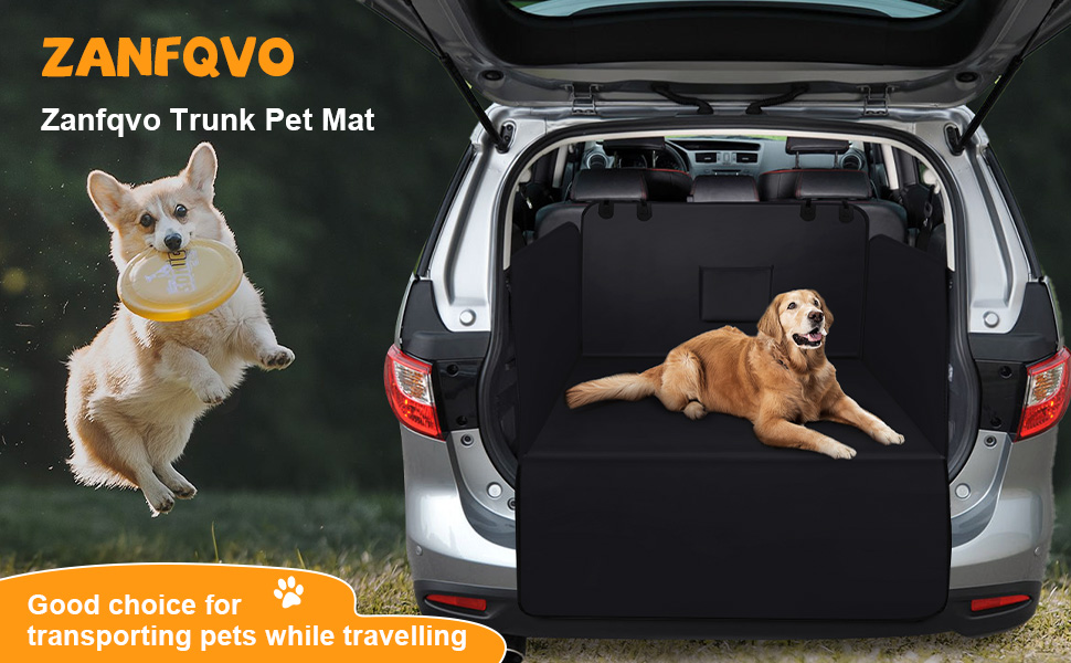 Захист для багажника автомобіля від собаки: універсальний килимок, водонепроникний, стійкий до подряпин, з боковими бар'єрами та захистом краю багажника