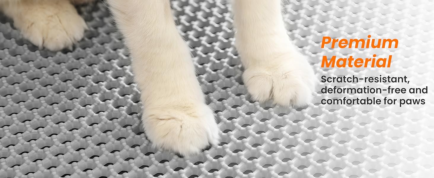 Килимок для котячого туалету Petinstinct, 116x66 см, XXL, сірий