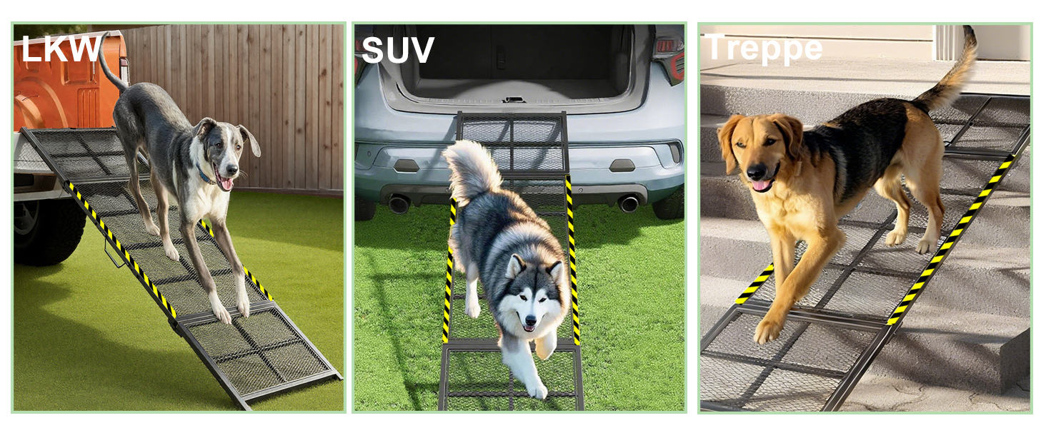 Рампа для собак у автомобіль Extra 190 см, складана, для великих порід (до 180 кг), 190x50 см