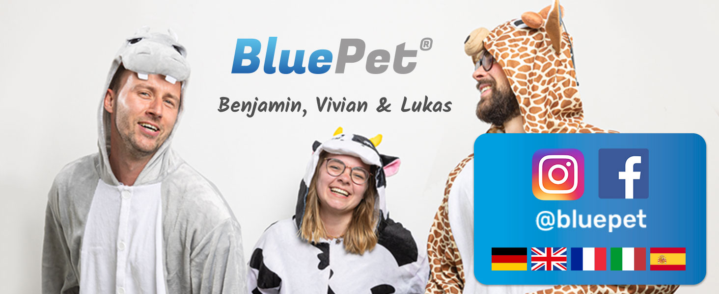 BluePet Очищувач для лап собак - видаляє бруд та сміття I З мікрофібровою рукавичкою I PfotenBlitz Розмір L (глибоке очищення, догляд за лапами)