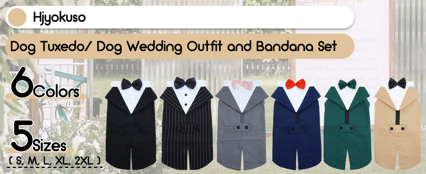 Костюм для собак, бандана, аксесуари для святкування: весілля, день народження, Хелловін (XXL, шампань)