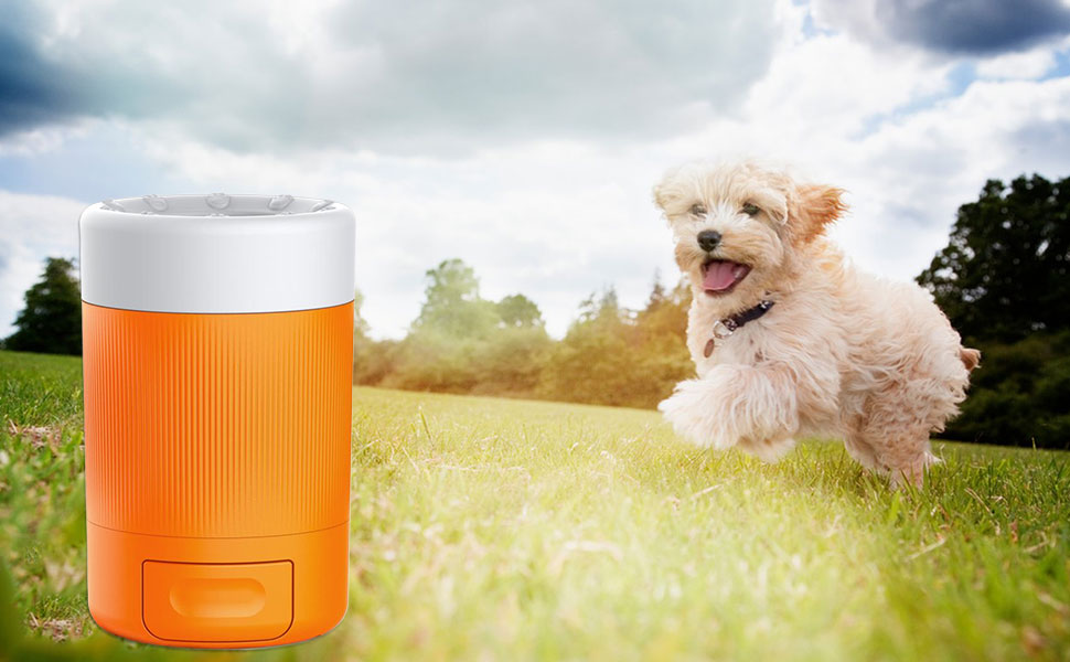 Автоматичний очищувач лап для собак - мийка лап з м'якими силіконовими щетинками