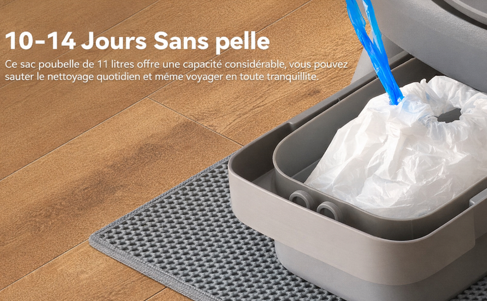 Розумний автоматичний лоток для котів eziclean® CATBOT K6i - самоочищуючийся, підключений до інтернету