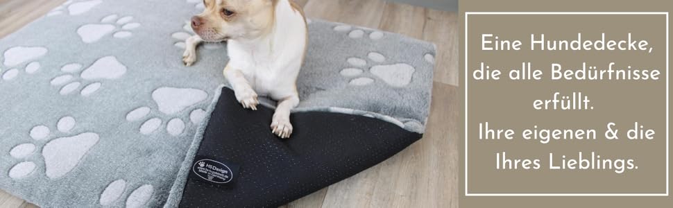 Килимок для собак S (55x75 см) – неслизький та затишний, з наповнювачем 3 см – ідеально для дивану, авто та переноски – дизайн 