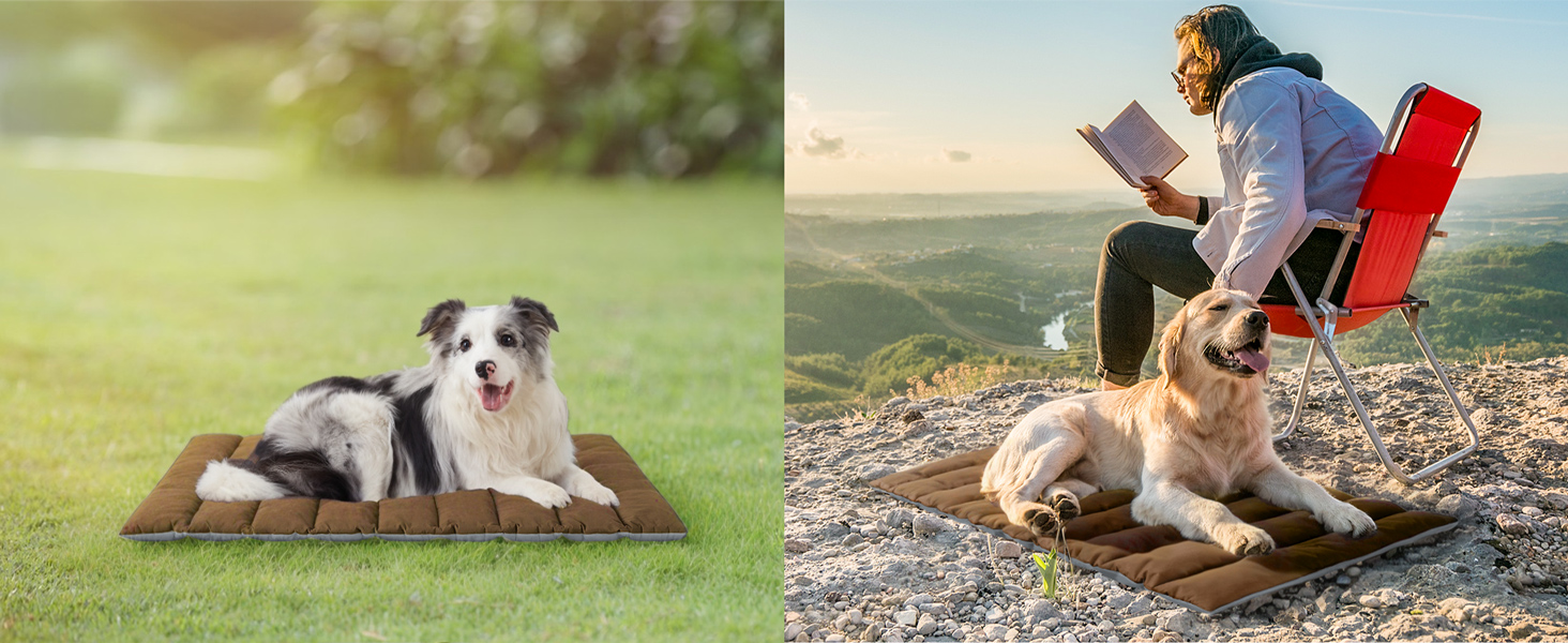 Водонепроникний килимок для собак WESTERN HOME Outdoor - 110x68 см (Коричневий)