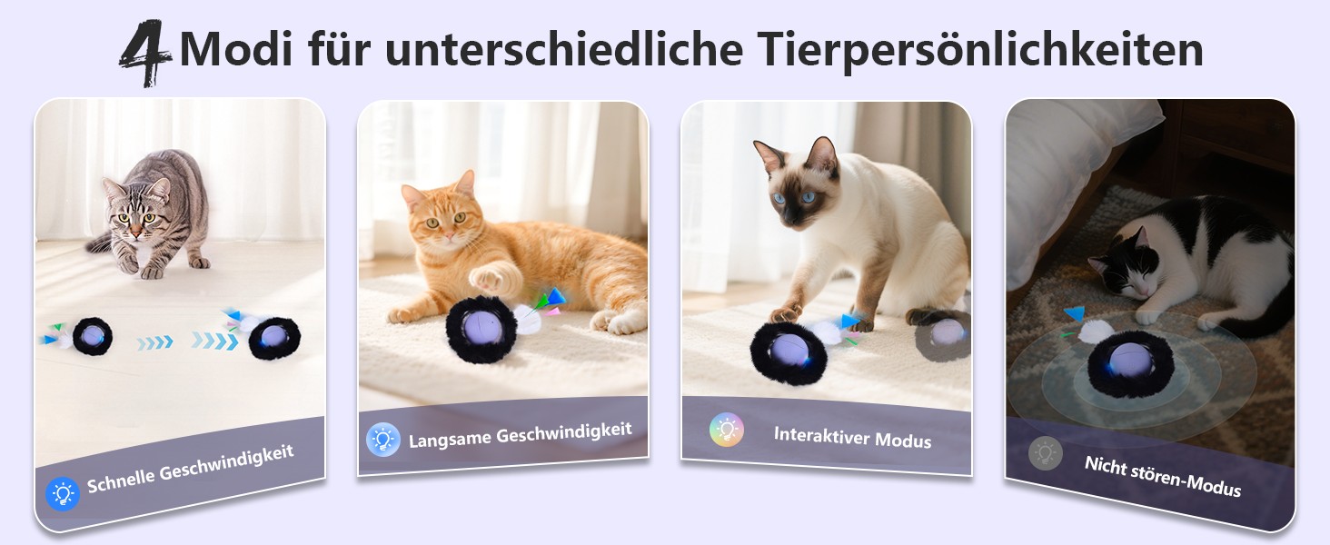 Іграшка для котів GoldenSun: м'ячик-дзига з дзижчанням, килимок з мишками, 5-лочкове хованки, блакитний колір