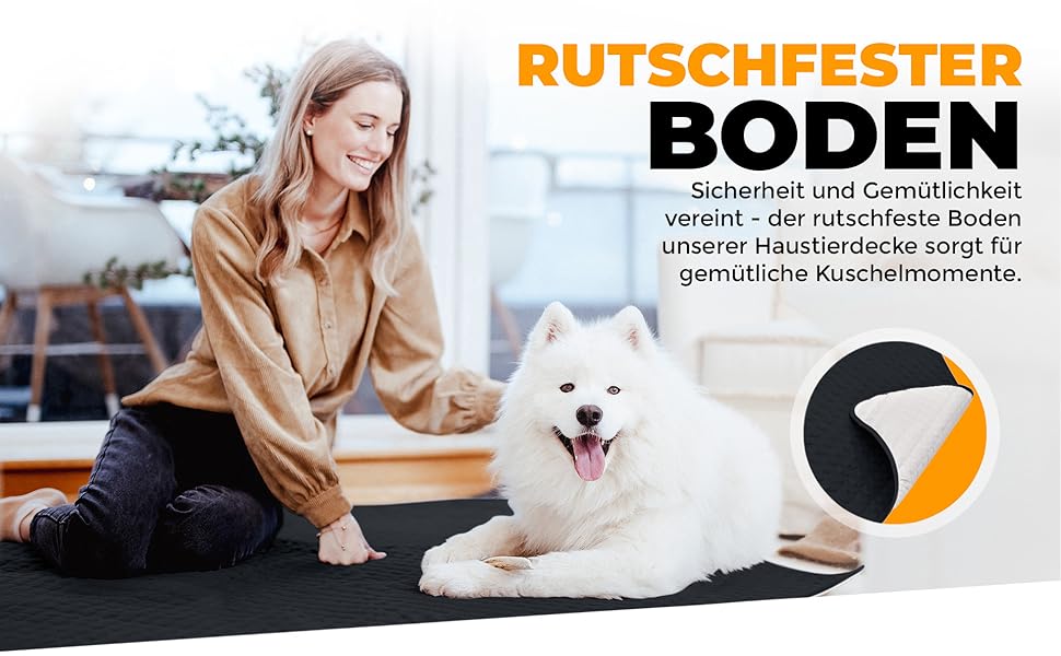 Водонепроникний килимок для собак SympaTierisch - захист дивану та ліжка - великий розмір (205 x 160 см)