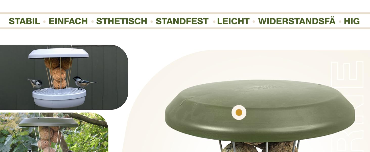 Годівниця для птахів SWISSINNO SMART Birds зелена