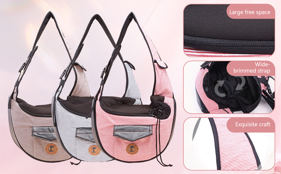 PETCUTE Сумка-переноска для собак та котів - Браун. Ідеальна для подорожей, прогулянок та активного відпочинку.