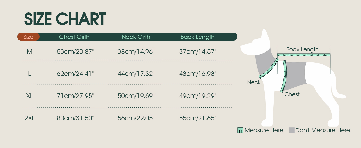 Комбінезон для собак після операції, для великих собак, камуфляж, XL (спинка 49 см, груди 71 см)