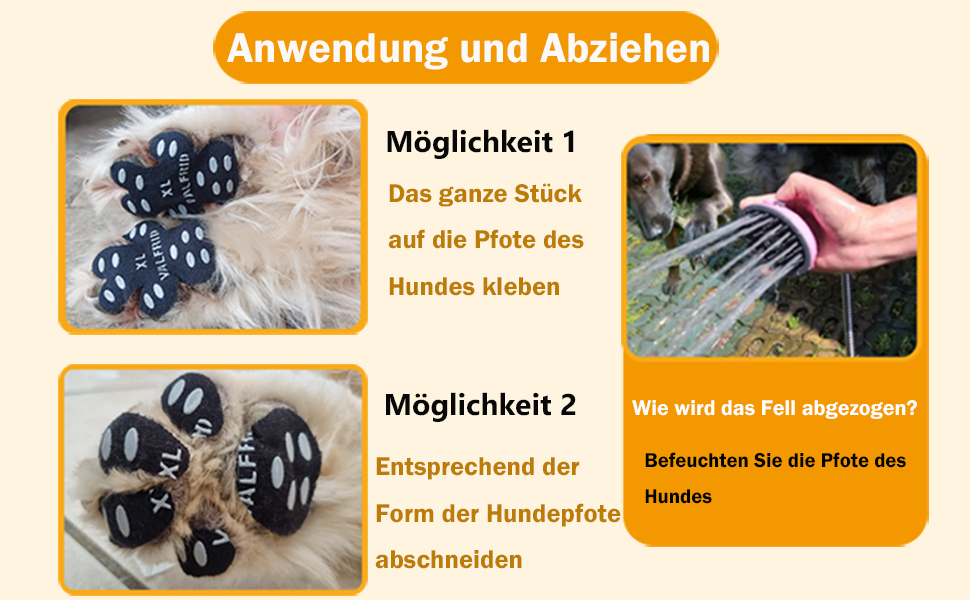 Захист лап для собак Anti-Rutsch: 40 шт. Силіконові наклейки проти ковзання, XXL (6.3*7см, 27.1-36кг)