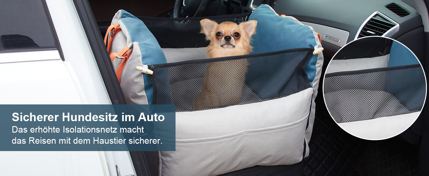 Автокрісло для собак Ownpets: зручне та безпечне автоліжко для маленьких та середніх собак, водонепроникне та стійке до подряпин