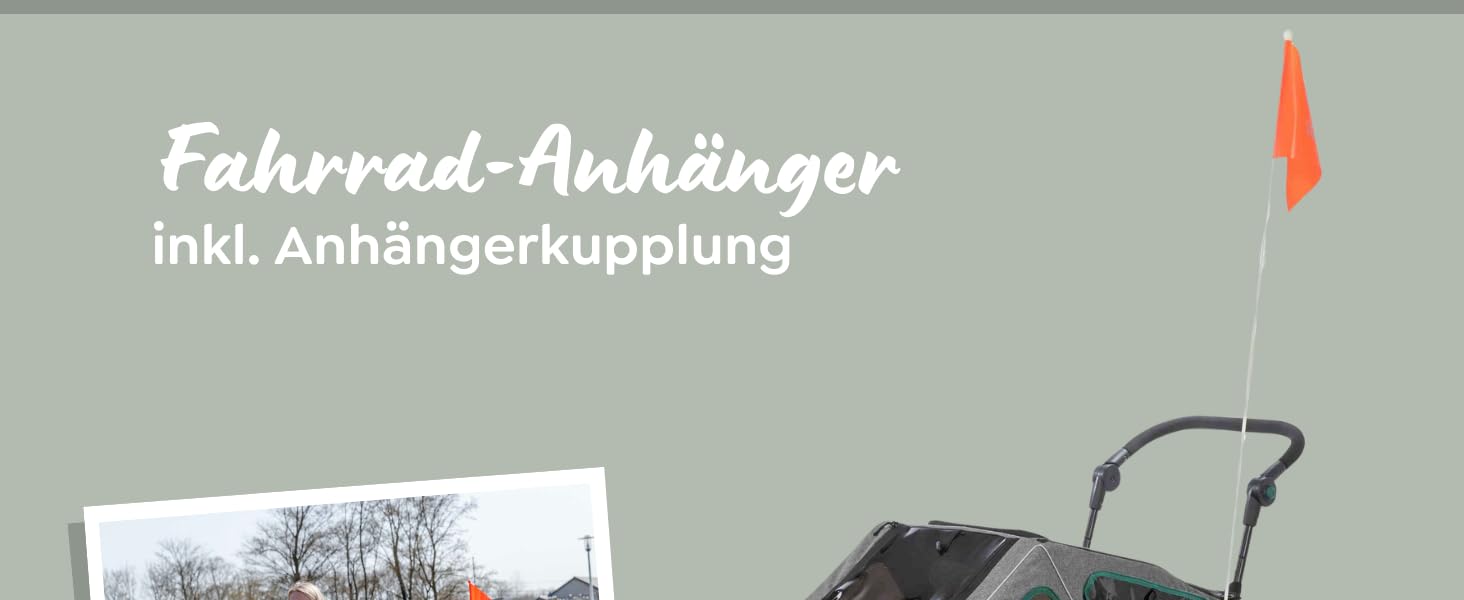 Причіп для собак Trixie на велосипеді, 16.1 x 21.3 x 24.4 дюймів, до 25 кг – підвісна конструкція, великі двері
