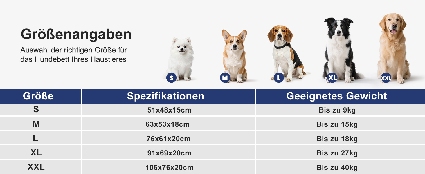 Крісло-лежанка для собак великих порід, XXL, світло-сіре, 106x76x20 см, знімний чохол, неслизьке, з підковою для шиї