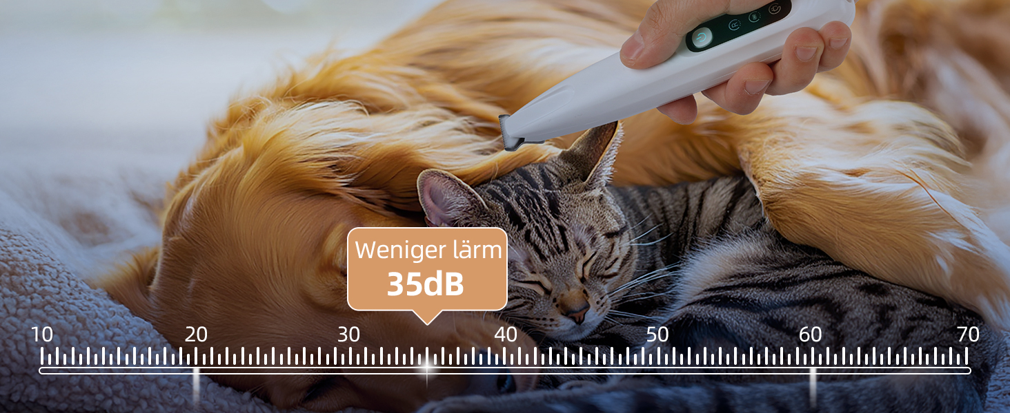 Триммер для собак ALL FOR PAWS з LED-підсвічуванням – 18 мм, тихий (35 дБ), вологостійкий (IPX4), USB, для стрижки лап, вух, обличчя та задньої частини тіла