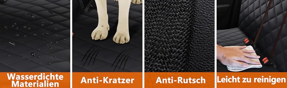 Накладка на сидіння автомобіля для собак Alfheim, водонепроникна, антиковзаюча, сумісна з Isofix, стійка до подряпин, універсальна, коричнева