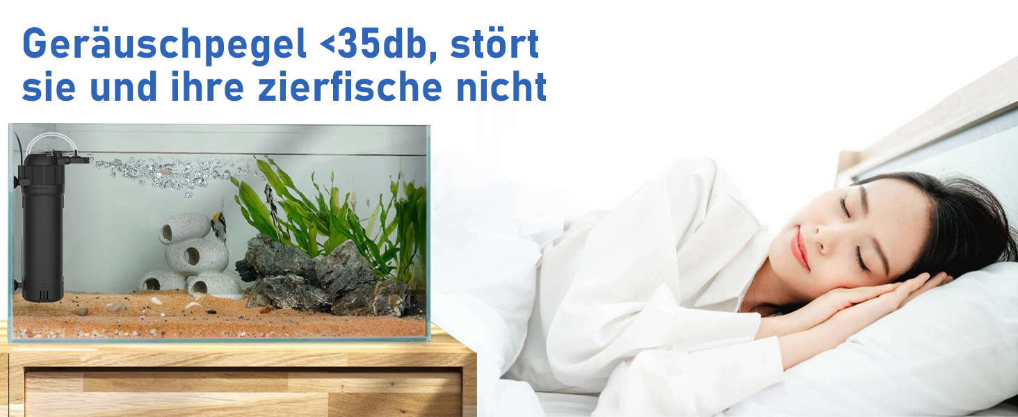 Фільтр для акваріума, 800 л/год, 8 Вт, внутрішній, з підсвічуванням, для акваріумів до 250 л