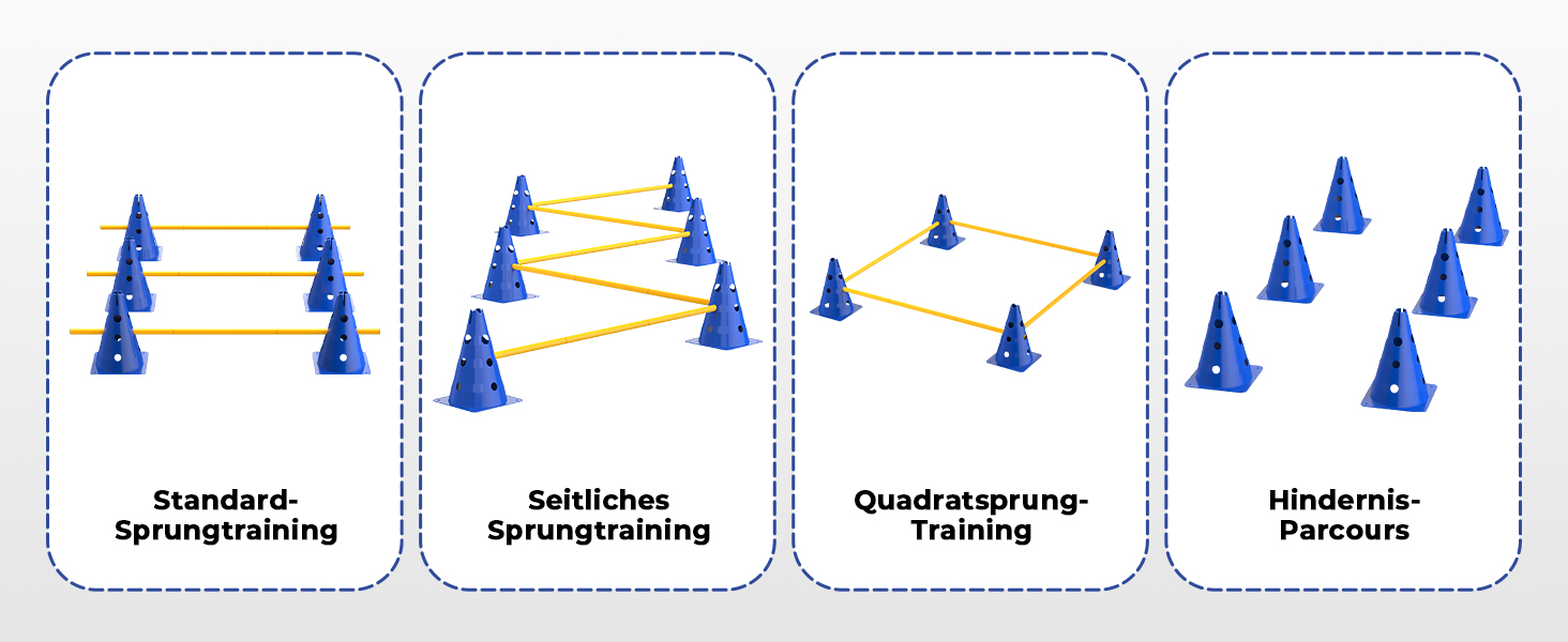 Набір фігур для аджиліті для собак, 12 кілків, 18 стійок, футбольне тренувальне обладнання, сумка в комплекті