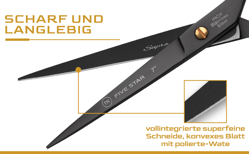 Професійна фризьорська ножиці Supra Premium 7