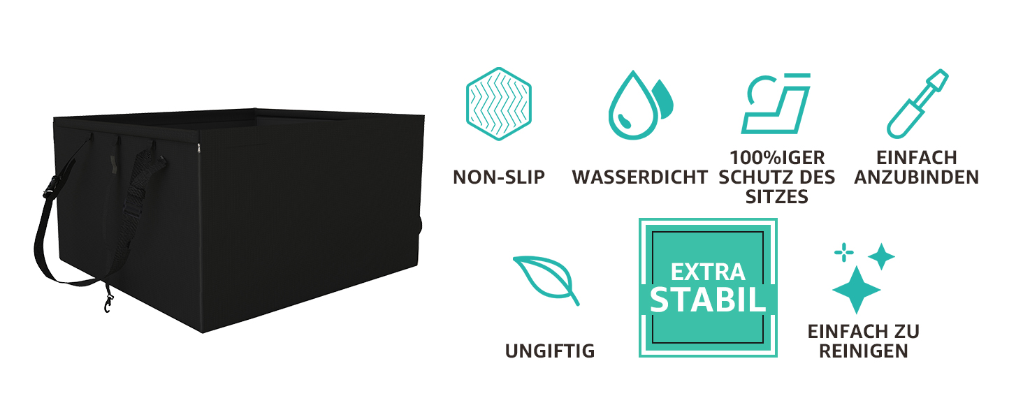 Автокрісло для собак - міцне, водонепроникне, для малих та середніх порід