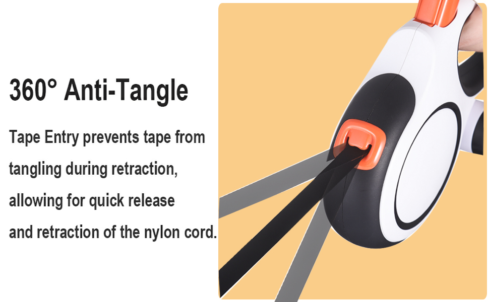 Рулетка для собак Dotolog, 8м, чорна - висувна повідка з подвійною лінією та запобіжною пряжкою