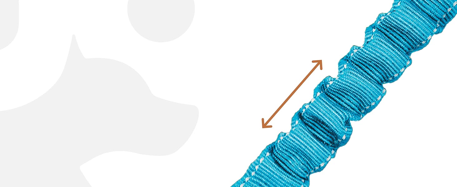 Автогурт для собак Wuglo 30-95см - для безпеки в авто, універсальний, блакитний