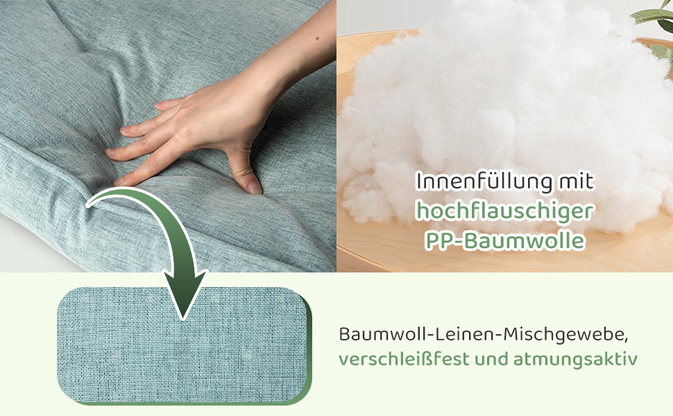 Килимок для собак Pettidot 70x55 см, зелений, знімний чохол, лежанка для собак середніх та маленьких порід