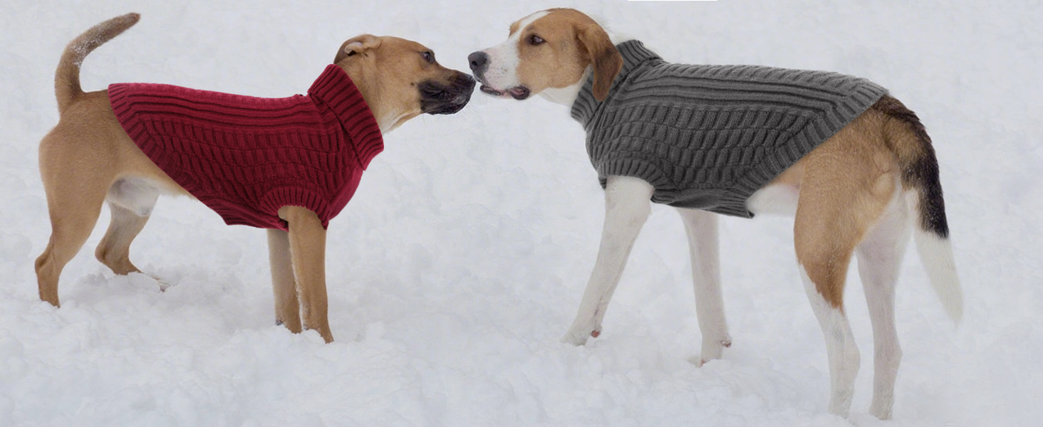 Теплий безрукавний светр для собак Citétoile з коміром-горловиною | М'який фліс, комфортний та дихаючий | Ідеальний для холодної погоди | Червоний, розмір M