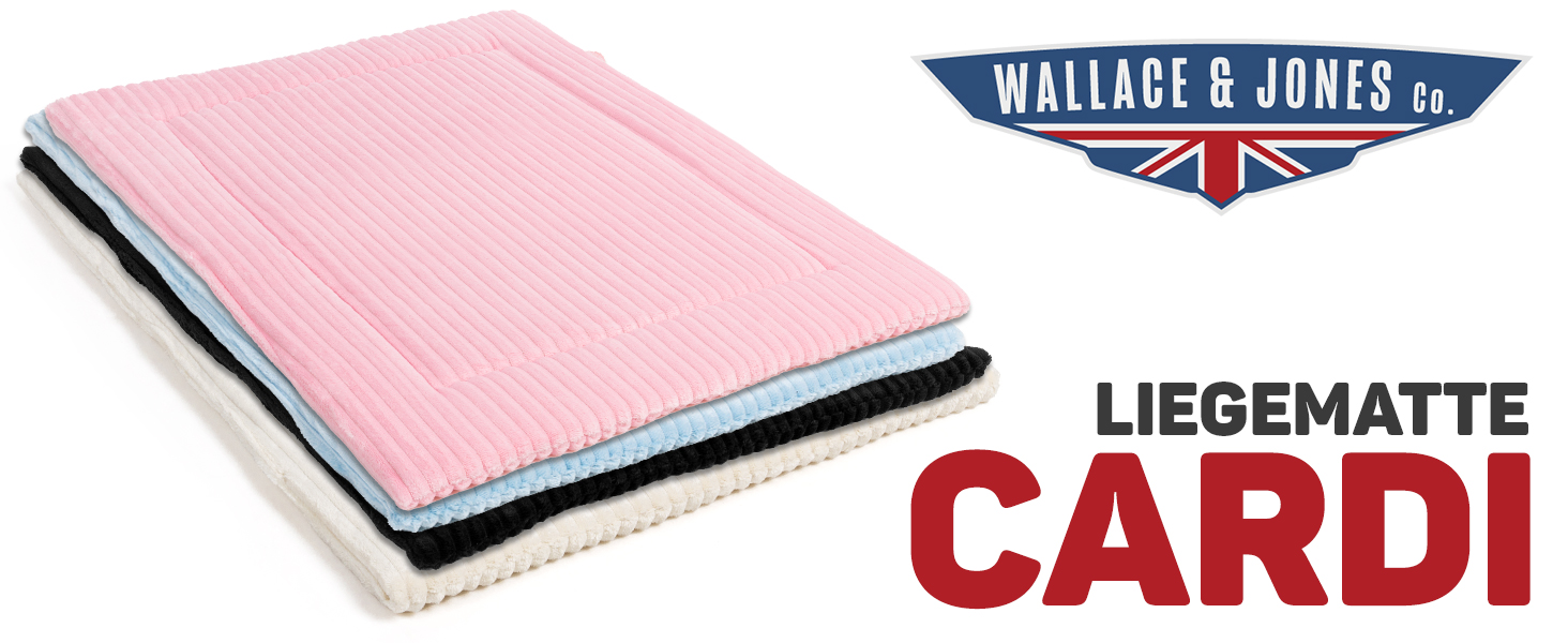 Килимок для собак Wallace & Jones Cardi, XXL, 130x90 см, бежевий, з м'якого корду