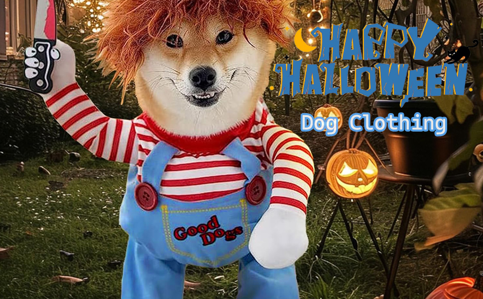 Костюм для собак на Хелловін з курткою та штучним баром, дихаючий, регульований, для свят, вечірок (S)