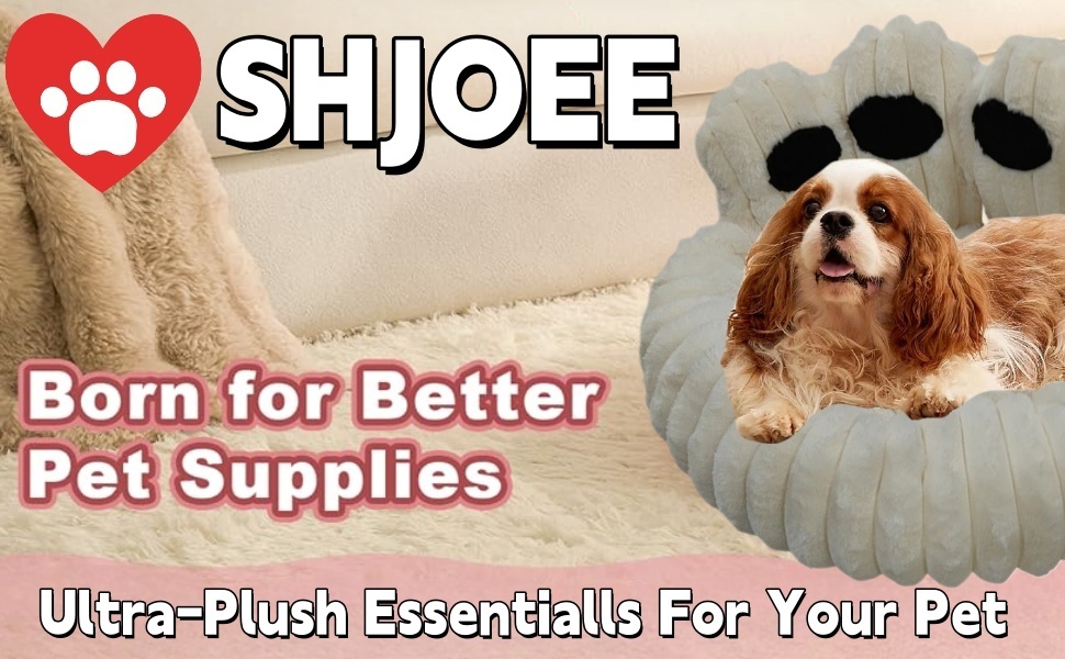 М'яке ліжко для домашніх тварин: ліжко для собак та котів у формі лап ведмедя, діаметр 60 см, сіре