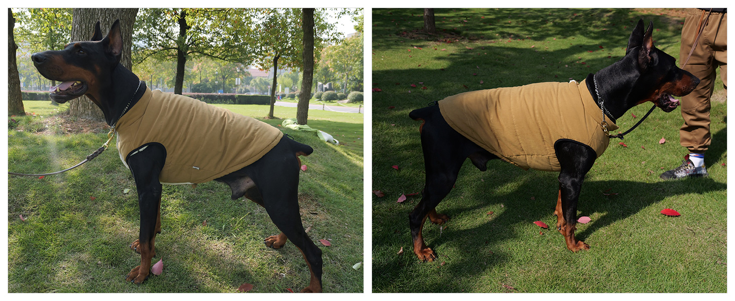 Водонепроникна флісова жилетка для собак Lovelonglong - чорна, 3XL