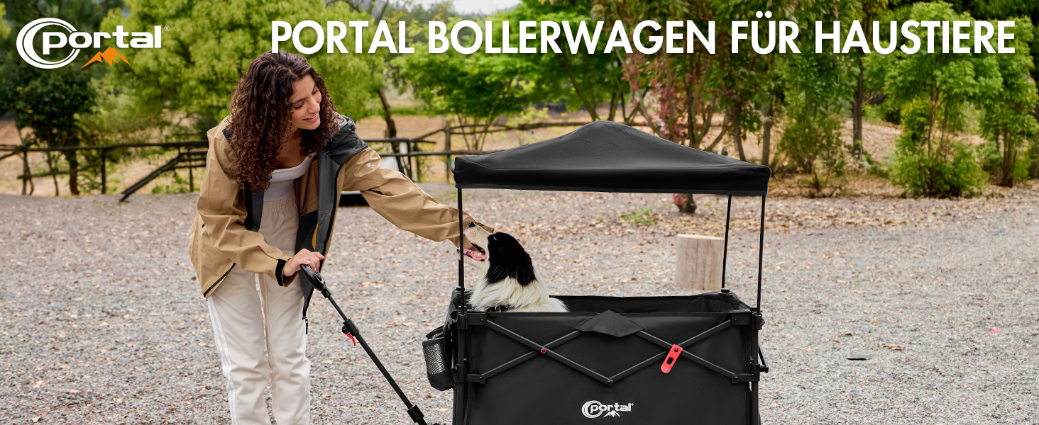 Портал складаний візок для покупок з дахом 350л, 122кг, чорний