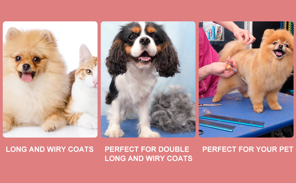 Професійна щітка для грумінгу собак та котів, видаляє підшерсток, розплутує шерсть (18 лез)